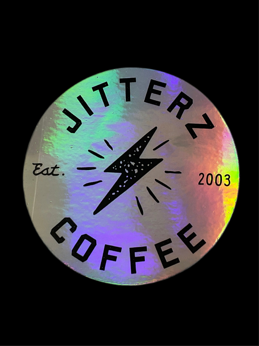 Iridescent Logo Round Sticker