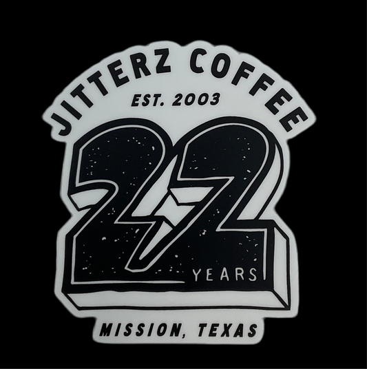 22 yrs Large Sticker