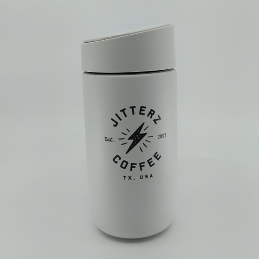 12oz JITTERZ WHITE FELLOW MUG