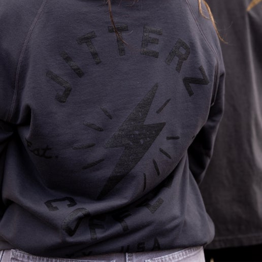 Black Jitterz Bolt crew neck
